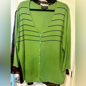 Vintage green cardigan